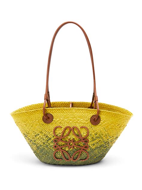 Yellow Straw Bag .